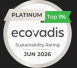 Certification EcoVadis Platinum
